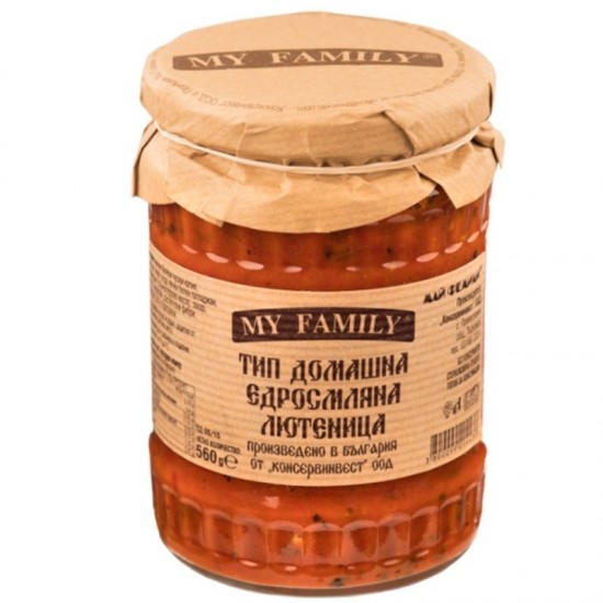 ДОМАШНА ЕДРОСМЛЯНА ЛЮТЕНИЦА MY FAMILY 560ГР.*6БР. 0