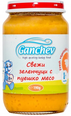 СВЕЖИ ЗЕЛЕНЧУЦИ С ПУЕШКО 8М. ПЮРЕ ГАНЧЕВ *6БР.